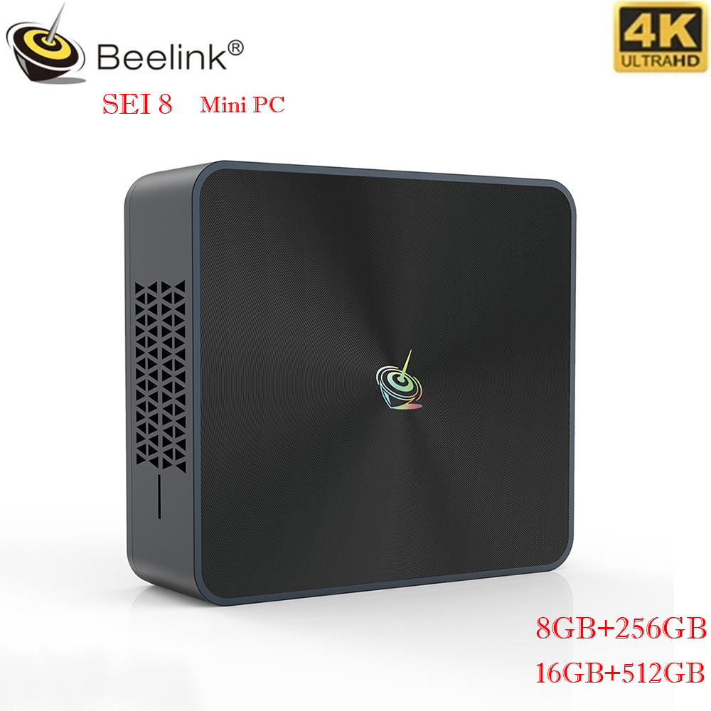  Beelink SEi 8 ̴ PC  i5-8279U 2.4G/5G  BT4 4K UHD  ȭ ÷ Windows10 ̴ ǻ  ܼ